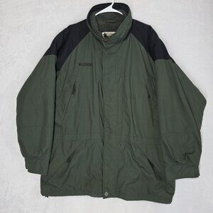 VTG Columbia Cavnas Jacket Fleece Lined Mens LG Duck Chore Barn Utility Workwear